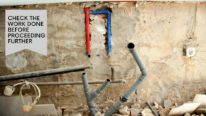 Plumbing, electricity, and framing