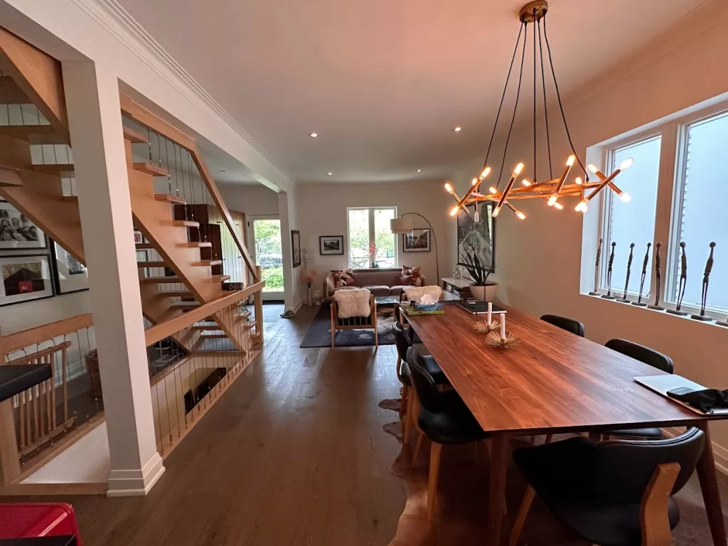 Logan Avenue main-floor flooring