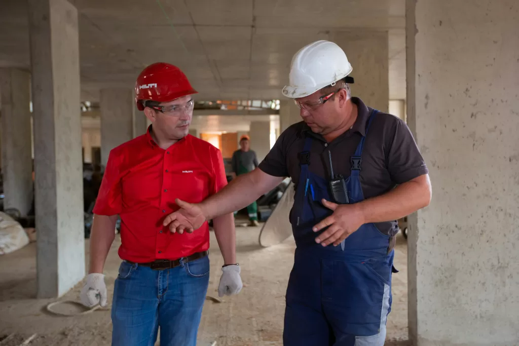 Working with contractor