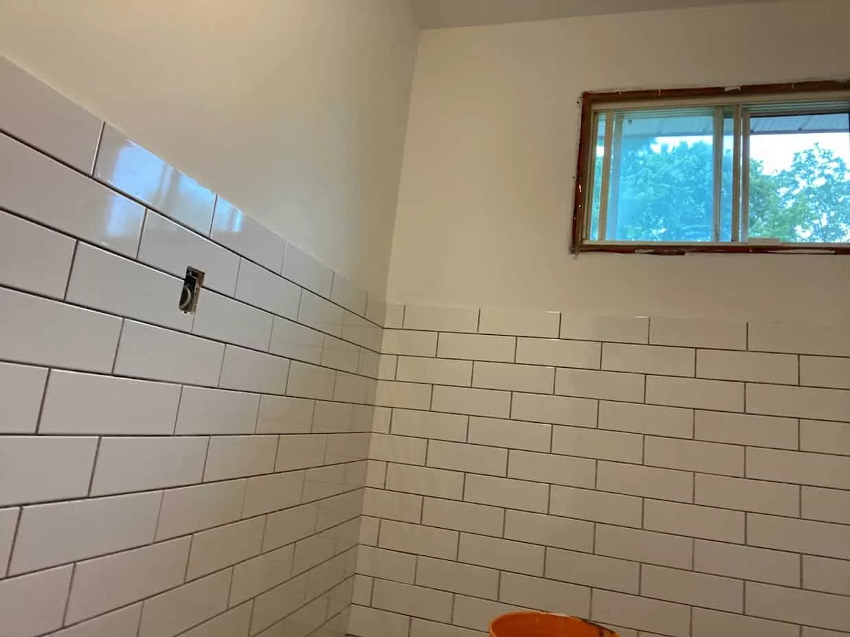 Cameron St. bathroom tiling