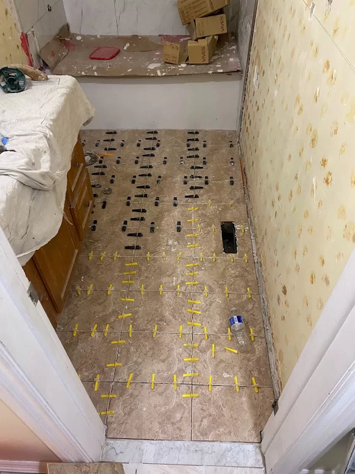 Hucknall Rd Bathroom process 2