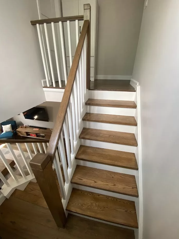 Denison Avenue stair stain after 1