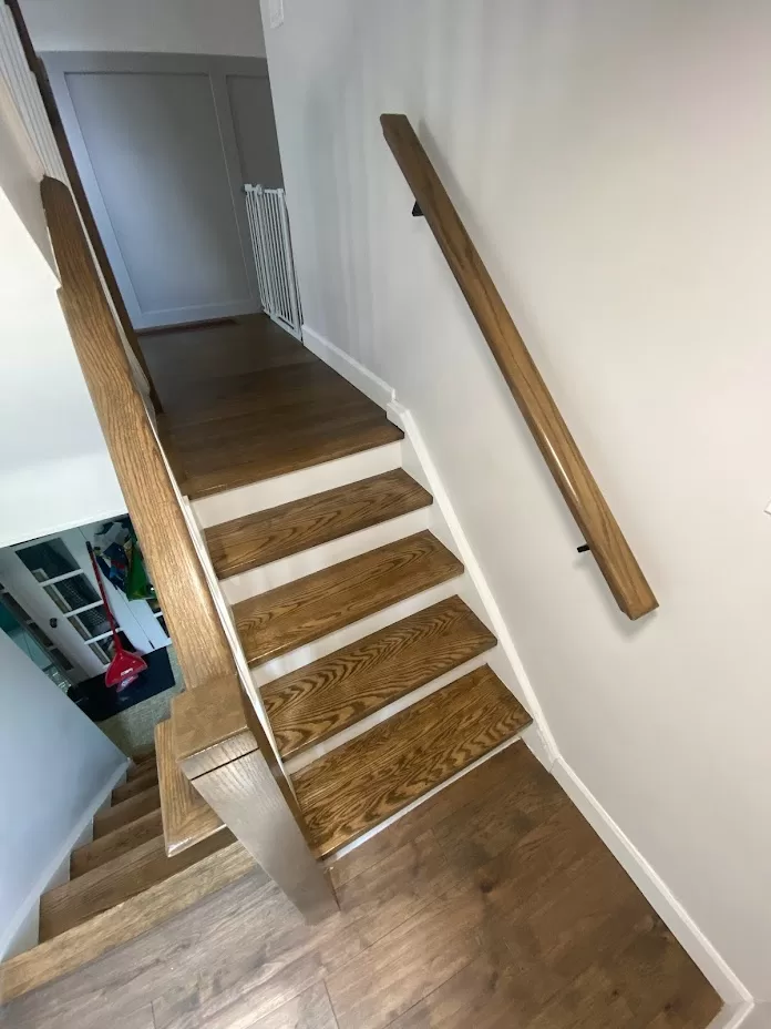 Denison Avenue stair stain after 2