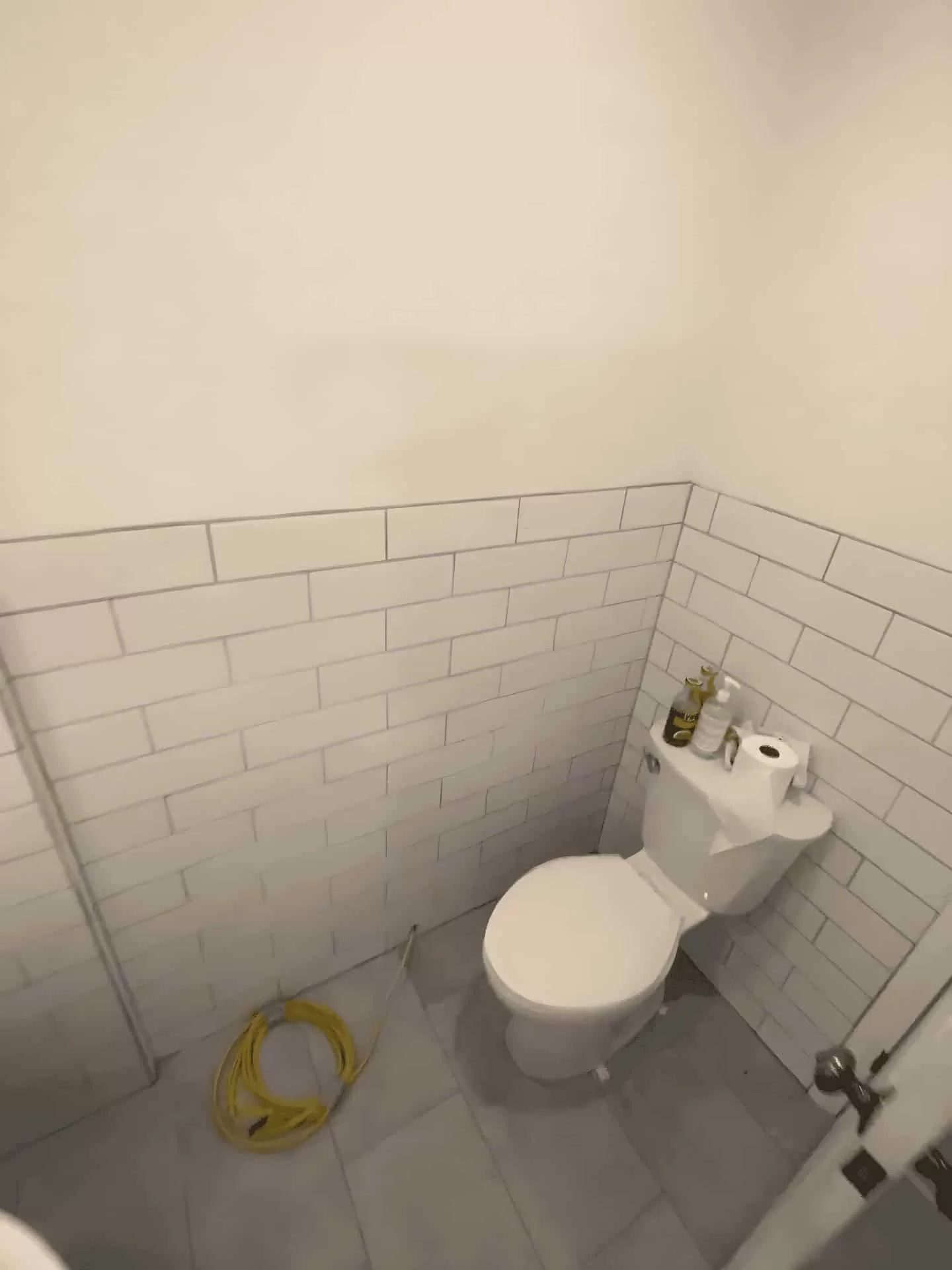 Cameron St. bathroom after