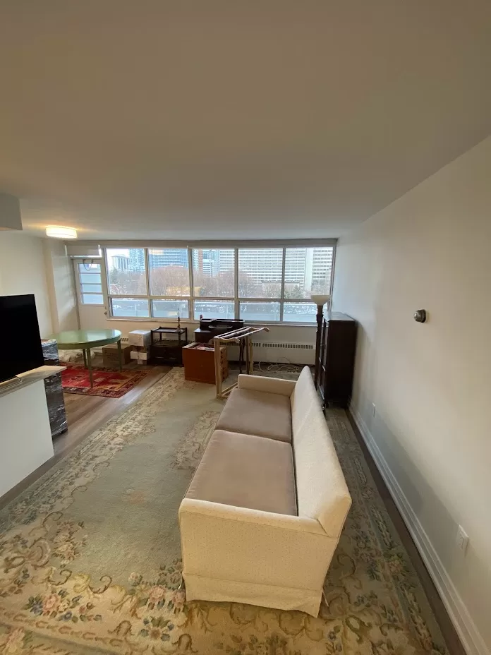 Edith Drive apartment living room paint
