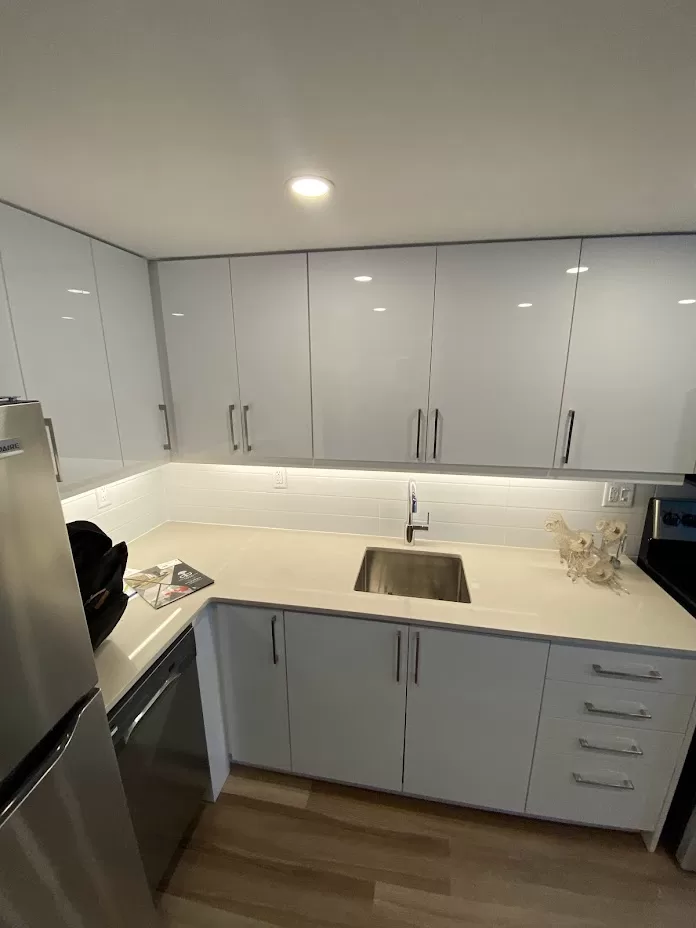 Edith Drive apartment kitchen paint 1