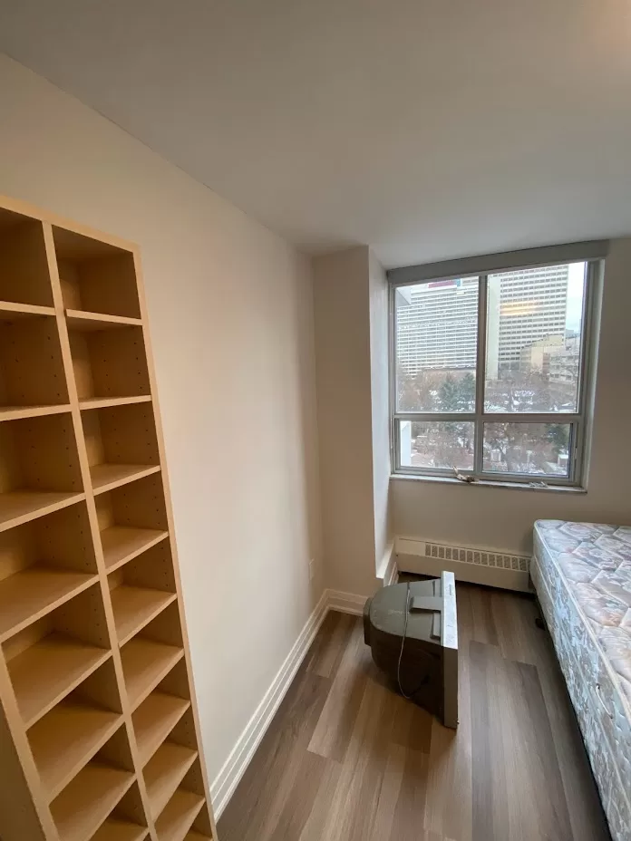 Edith Drive apartment bedroom paint 1