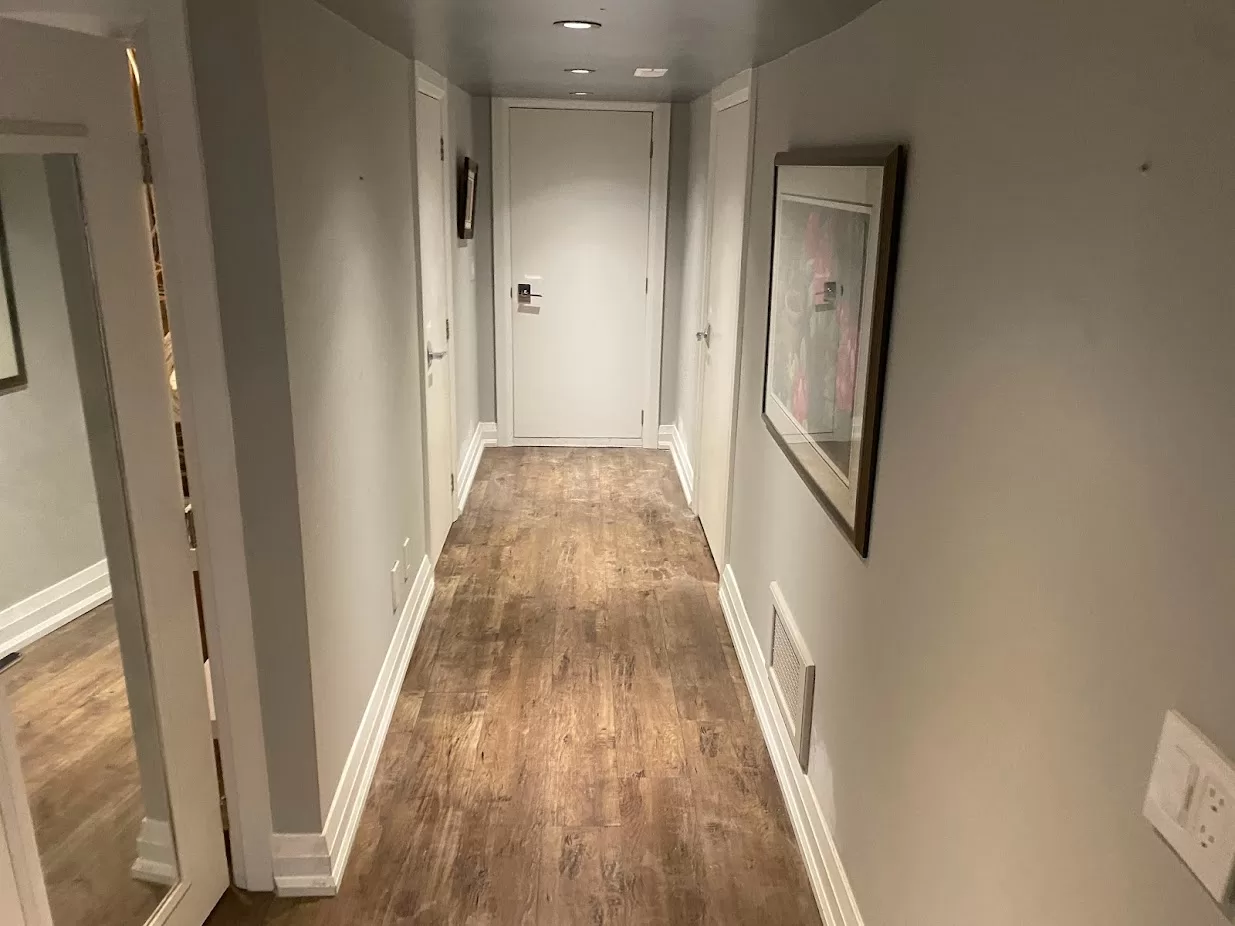Gillard Avenue basement flooring after