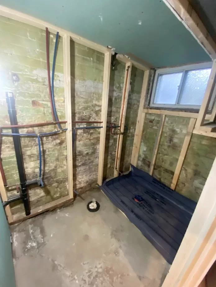 Woodbine Avenue bathroom renovation process 1