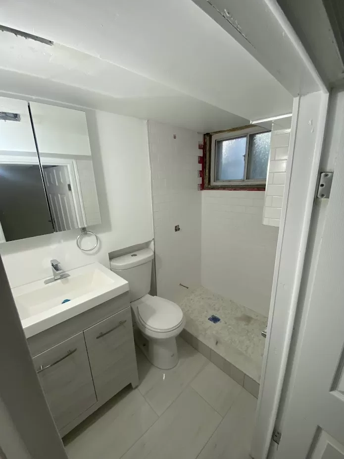 Woodbine Avenue bathroom renovation process 3