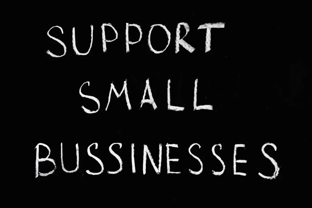 Support Small Business sign