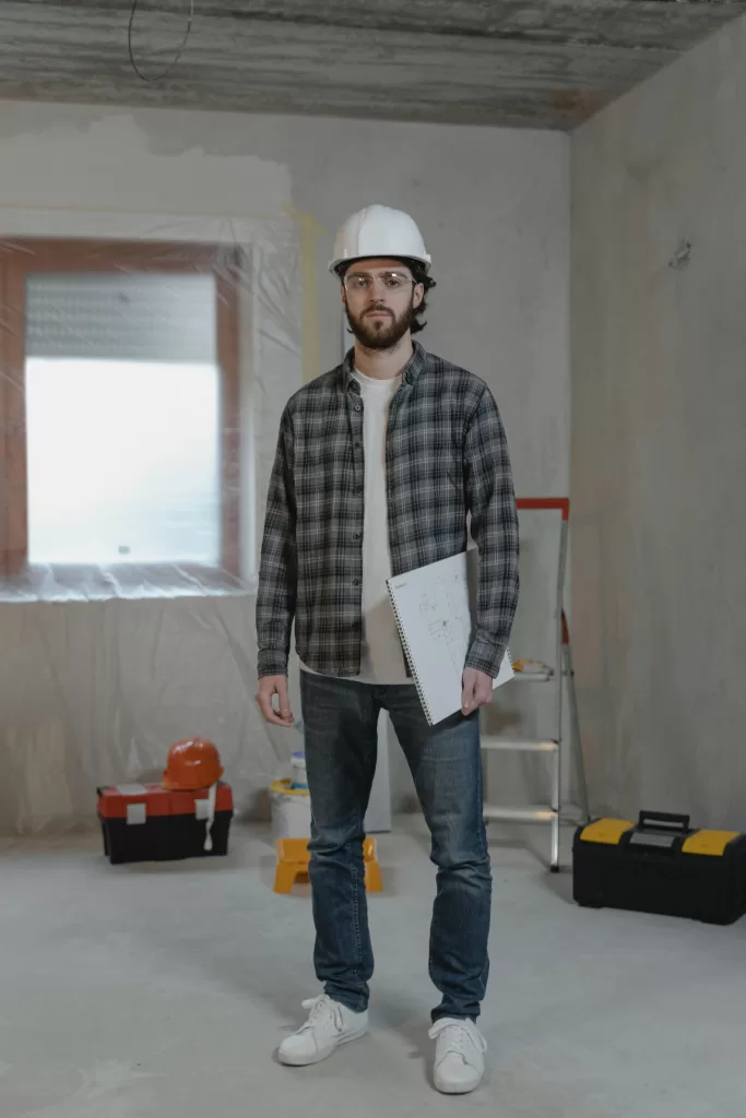 Licensed Contractor with clipboard