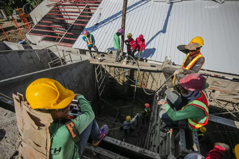 Group of Contractors on a job site