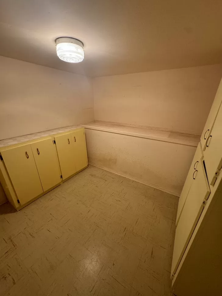 basement room before