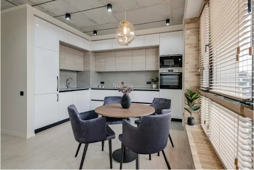 blinds in a Toronto kitchen.