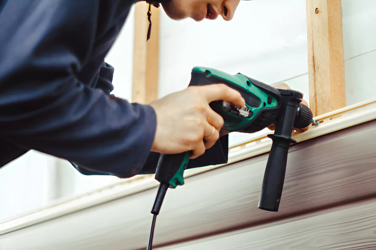 In progress re‑siding a Toronto home.