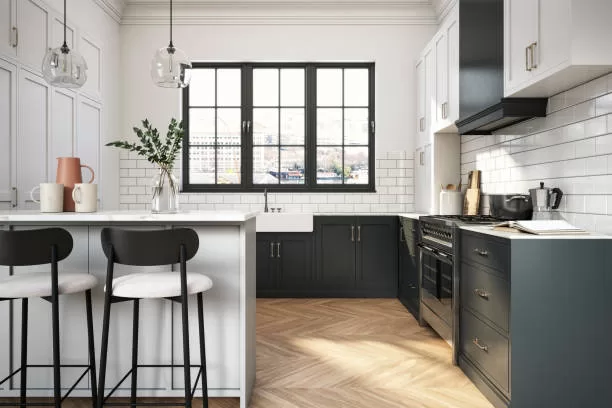 Toronto condo kitchen renovation with panel‑ready appliances and quartz counters.