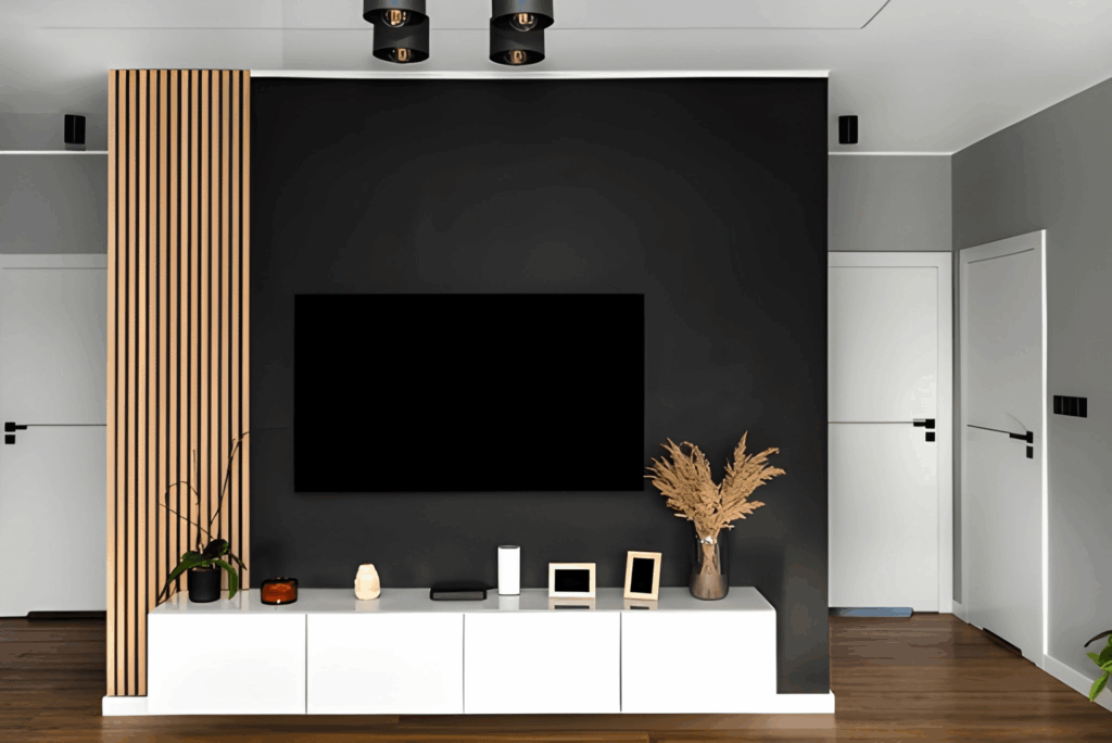 panel media wall
