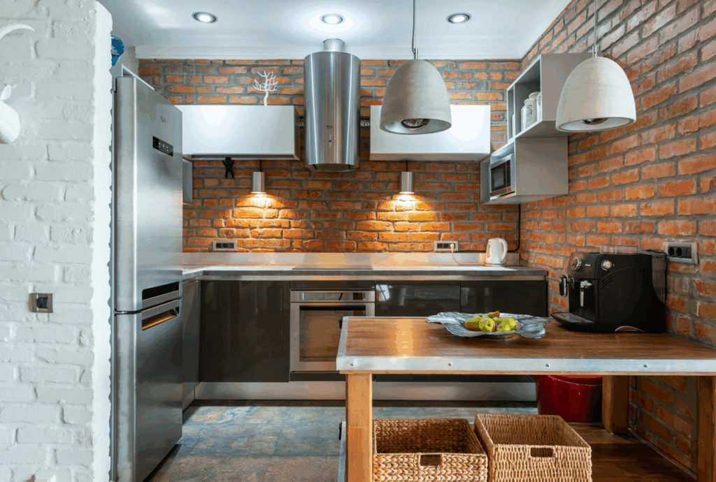 industrial kitchen style