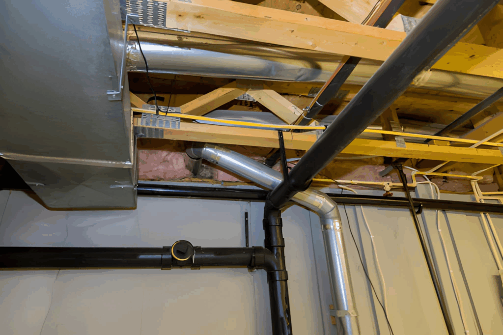 New home HVAC vents air conditioning system installed in Toronto home