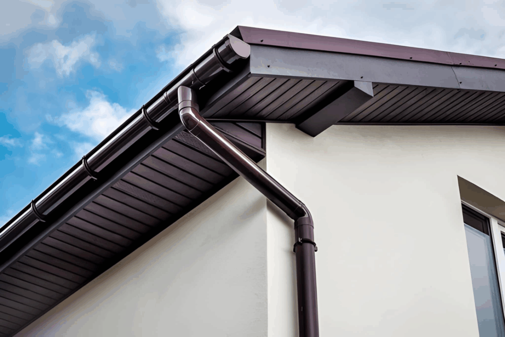 Hidden large gutter outlet for durability.