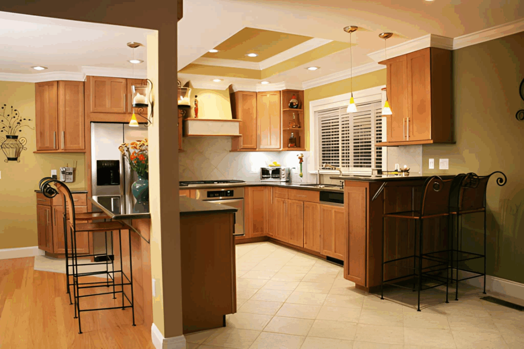 kitchen bump out addition.