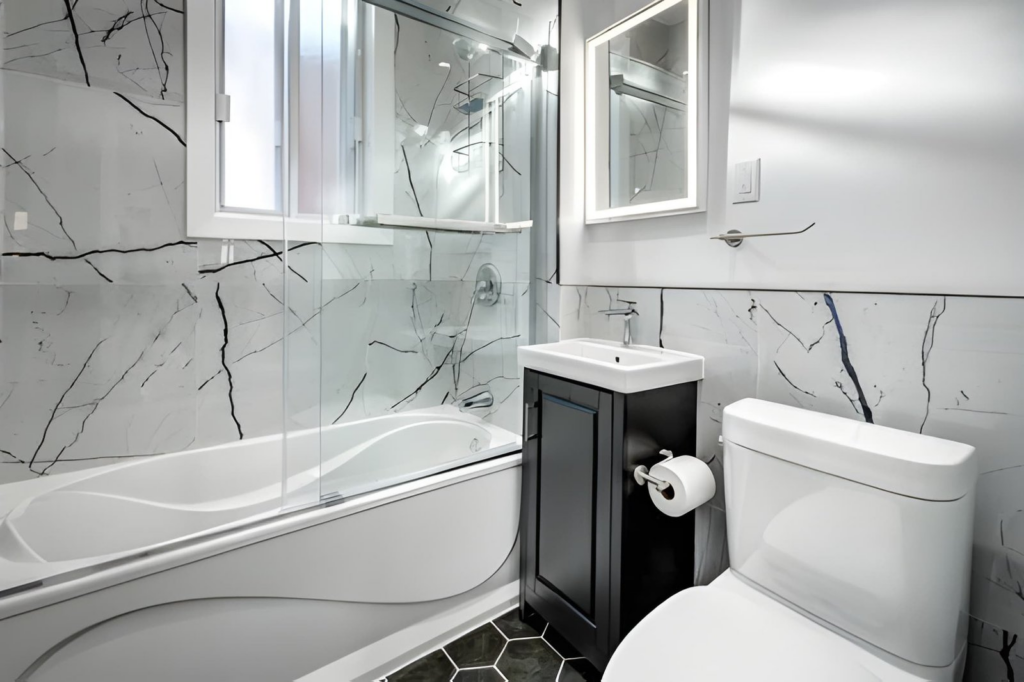 Portfolio image 1 -modern bathroom
