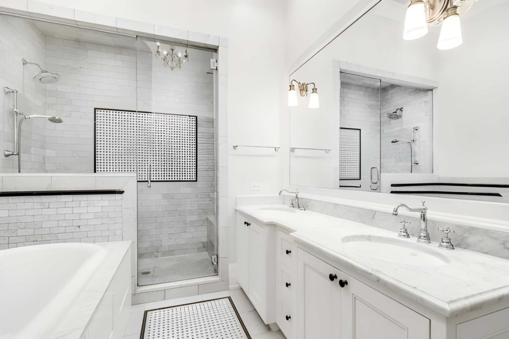explore our work image 3 - modern bathroom white theme