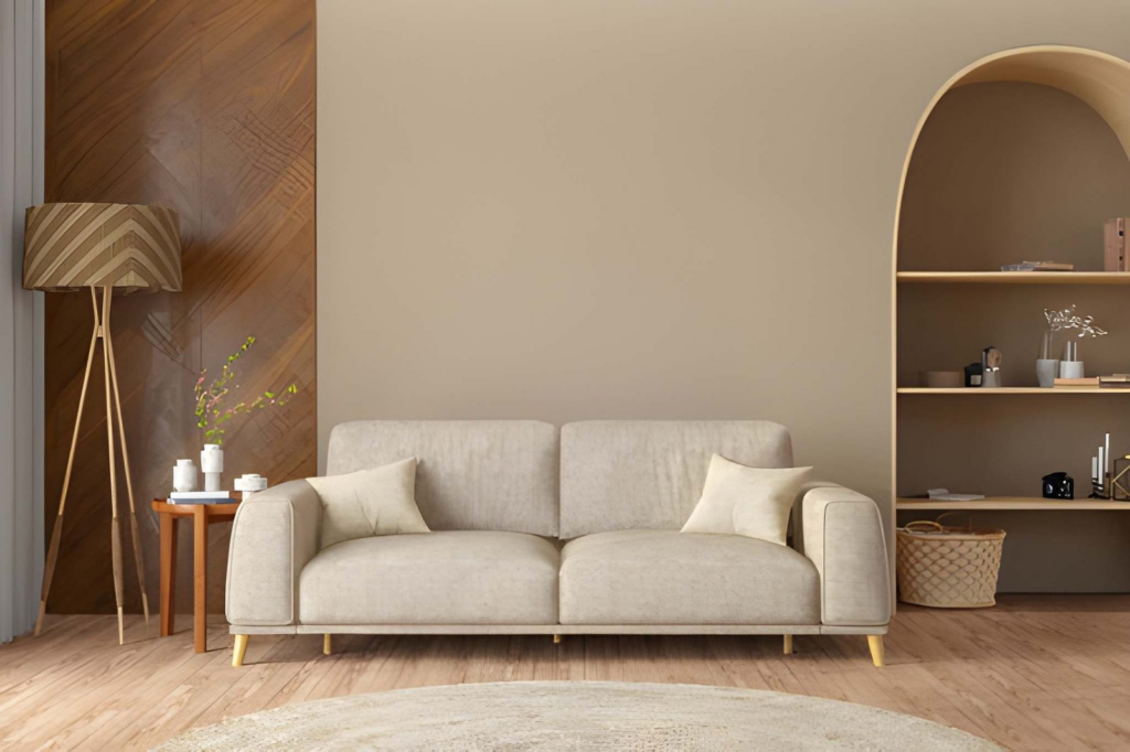 why choose us image 1 - modern living room painted wall, beige