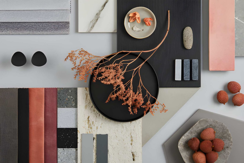 Renovation Services image 3 - interior design material flat lay