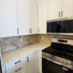 Windermere Avenue kitchen renovation completed, cabinets close up