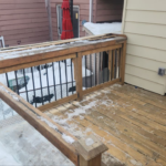 Roselawn Ave Mudroom & Powder Room Additions result. Deck close up