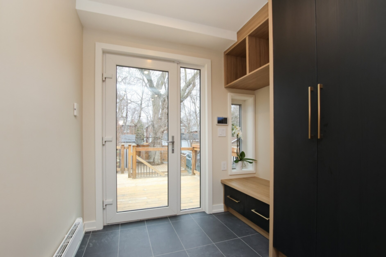 Roselawn Ave Mudroom & Powder Room Additions result, mudroom