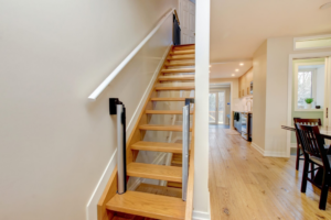 Roselawn Ave result. staircase close up